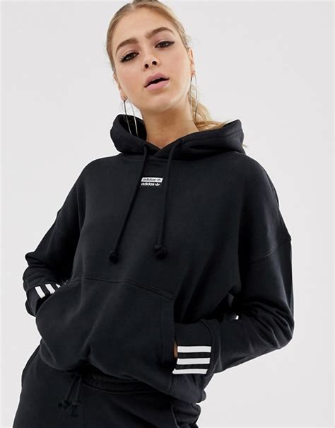 adidas originals ryv hoodie in zwart|Originals .